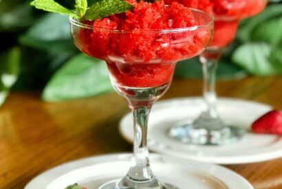 Thumbnail for Fresh Strawberry Granita Recipe