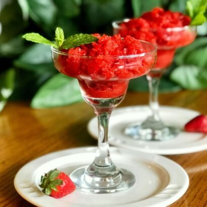 Fresh Strawberry Granita Recipe